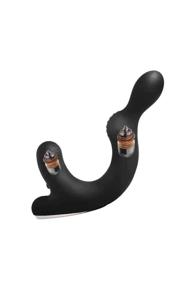 Honey Play Box - Rocky Vibrating Prostate Massager with Remote Control - Black - Stag Shop