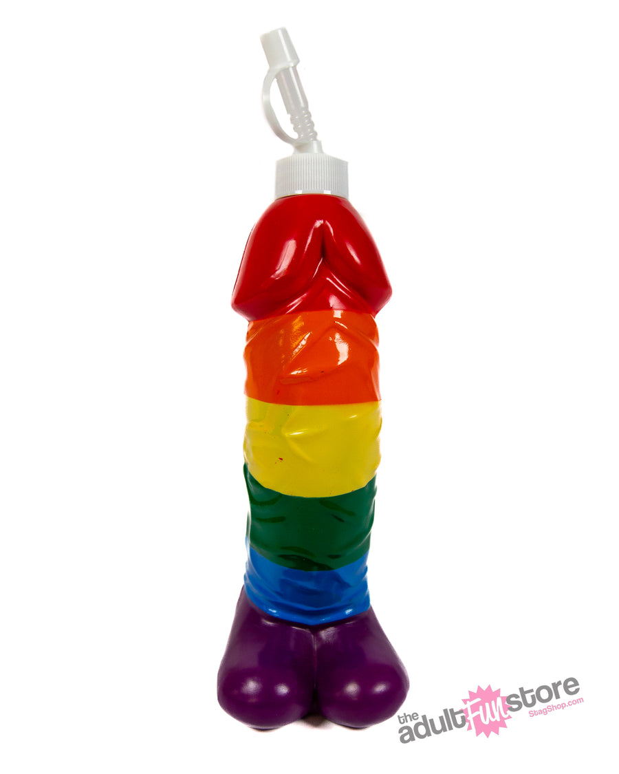 Hott Products - Dicky Chug Rainbow Sports Bottle - Rainbow - Stag Shop