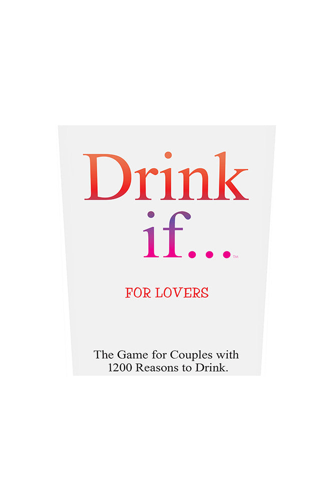 Kheper Games - Drink If... For Lovers Drinking Game - Stag Shop