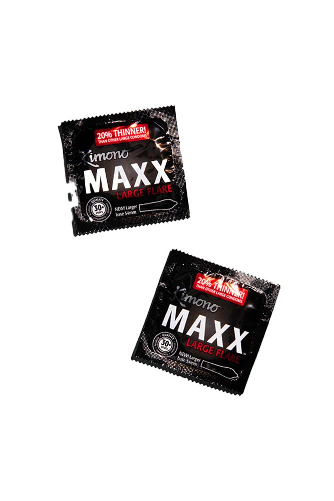 Kimono - Maxx Large Flare Condom - 3 pack - Stag Shop
