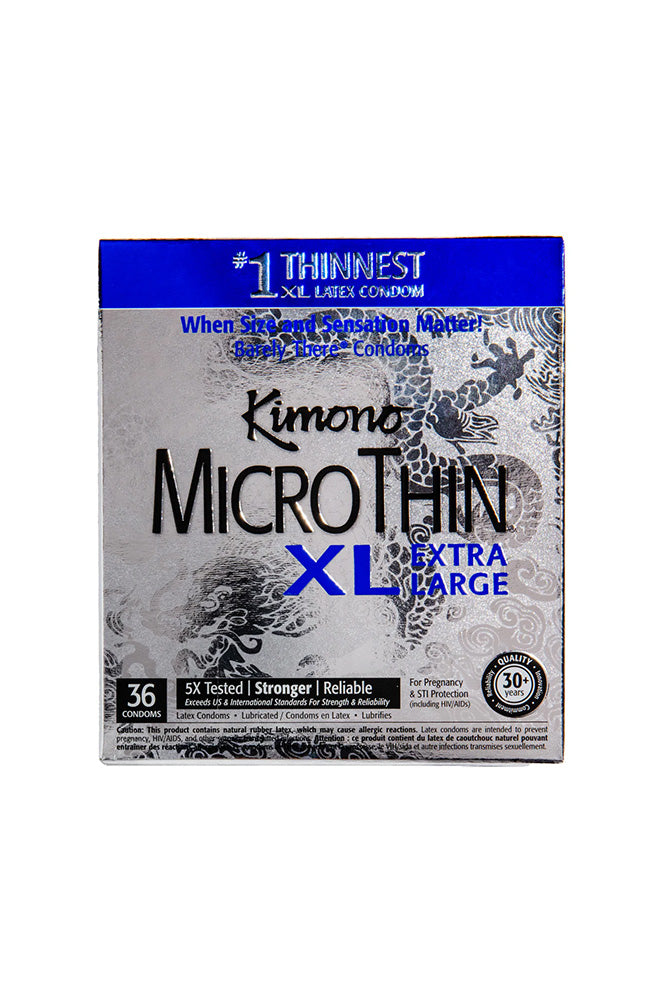 Kimono - MicroThin XL Condoms - 36 pack - Stag Shop
