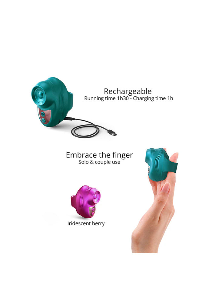 Love to Love - Kisscool Tapping Finger Vibrator - Various Colors - Stag Shop