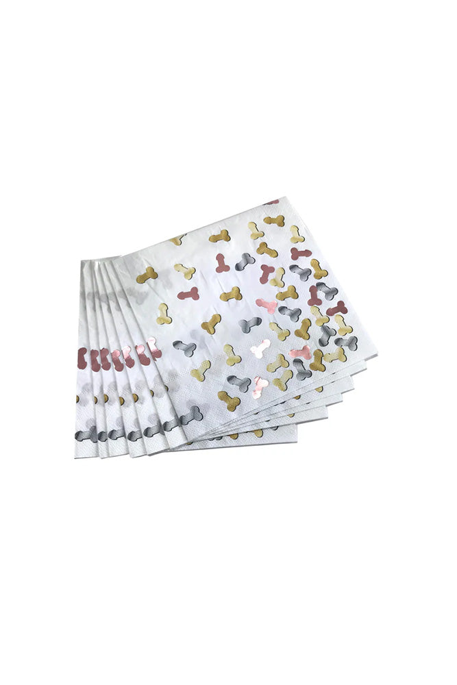 Little Genie - Glitterati - Penis Napkins - Stag Shop