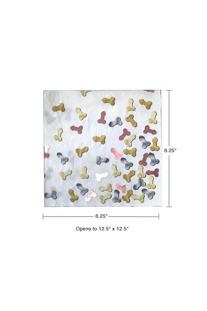 Little Genie - Glitterati - Penis Napkins - Stag Shop