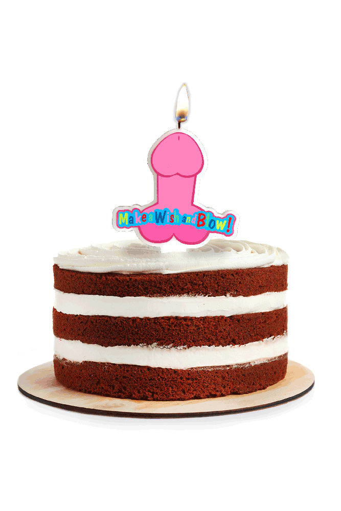 Little Genie - Make a Wish and Blow Penis Candle - Stag Shop