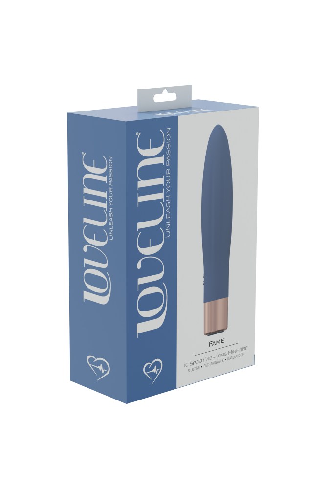 Shots Toys - Loveline - Fame Vibrator - Blue - Stag Shop