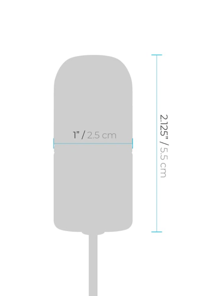 Electric Eel - Lux Fetish - Electro-sex Shock Bullet With Remote Control - Silver/Black - Stag Shop