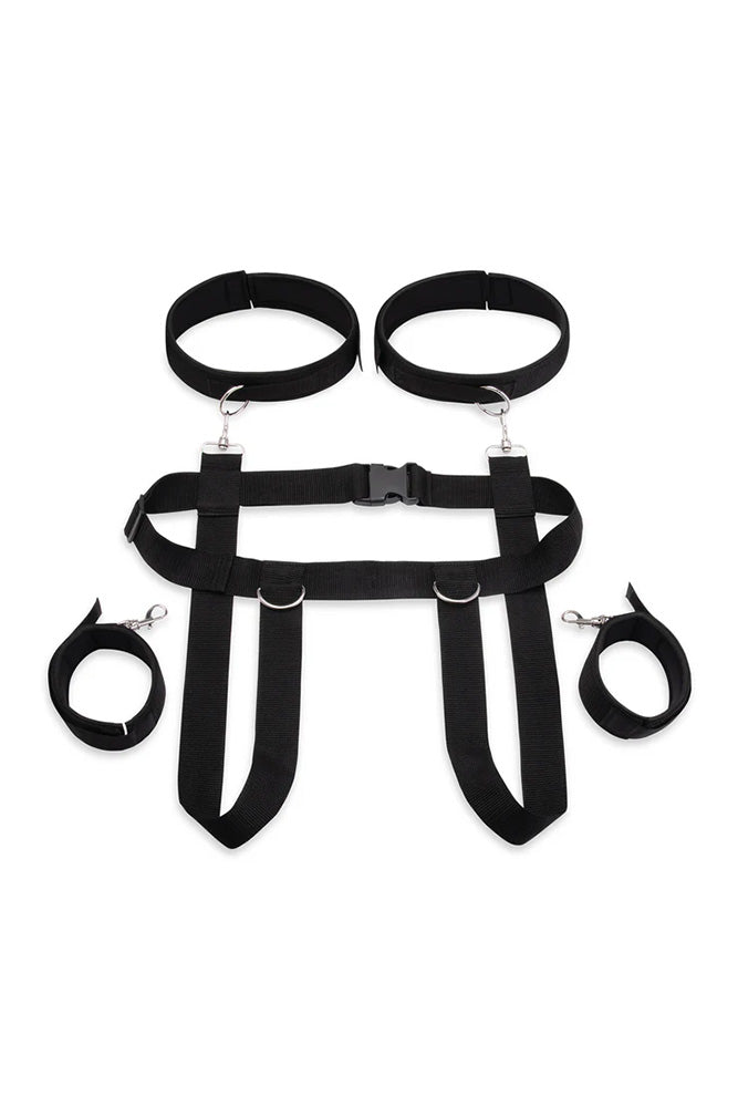 Lux Fetish - Position Pal Harness With Removable Thigh Cuffs