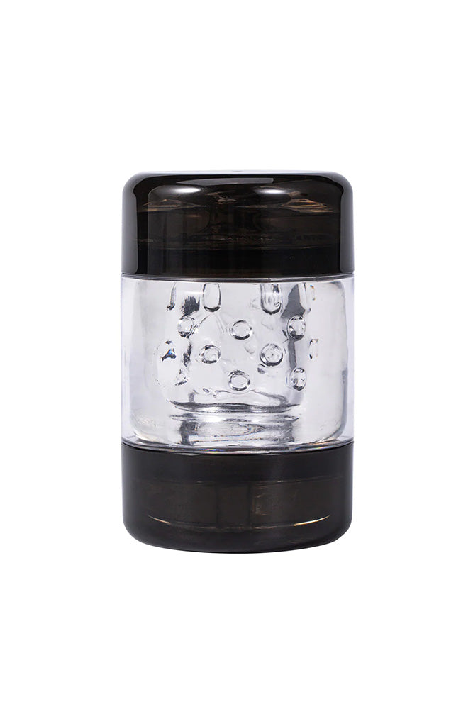 Maia Toys - Anson Hard Cup Masturbator - Black/Clear - Stag Shop