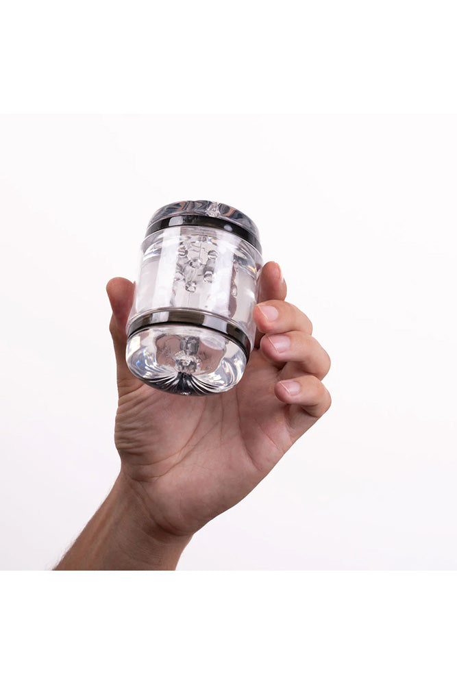 Maia Toys - Anson Hard Cup Masturbator - Black/Clear - Stag Shop