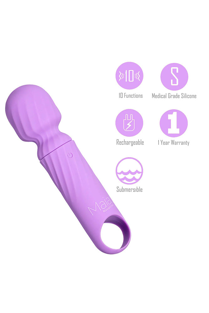Maia Toys - VibeLite - Dolly Mini Wand Vibrator - Purple - Stag Shop