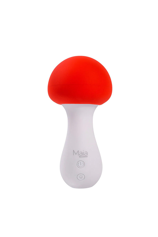 Maia Toys - Trippy Toys - Shroomie Vibrator - Red/White - Stag Shop