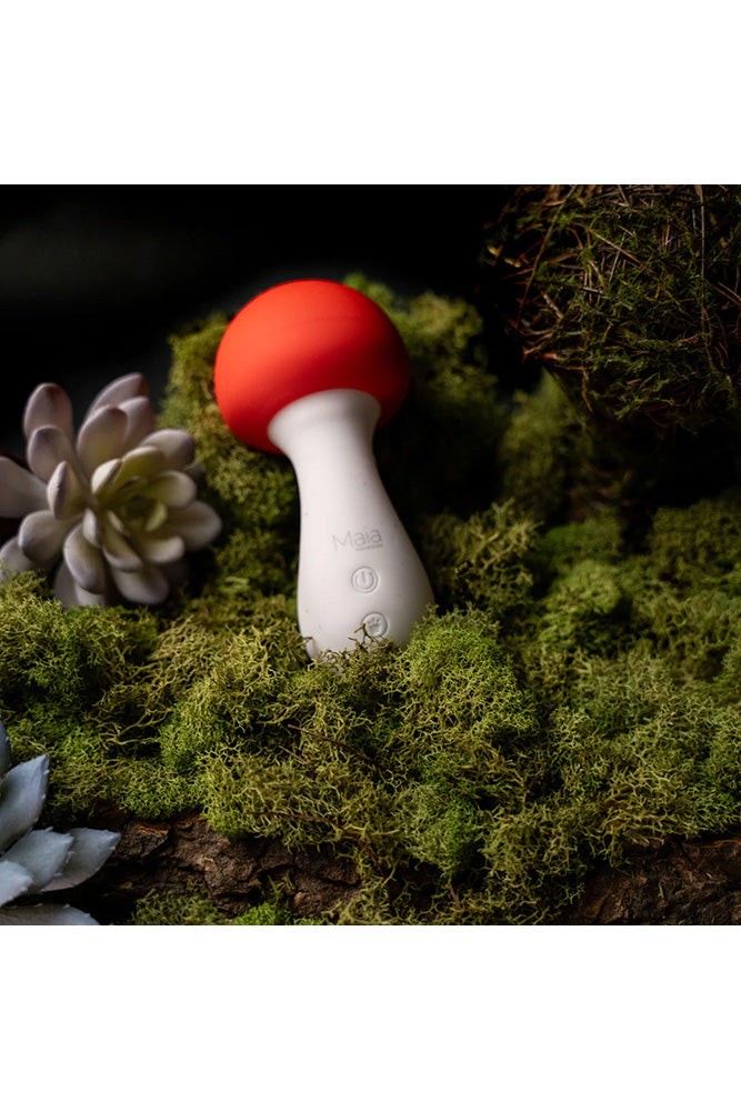 Maia Toys - Trippy Toys - Shroomie Vibrator - Red/White - Stag Shop