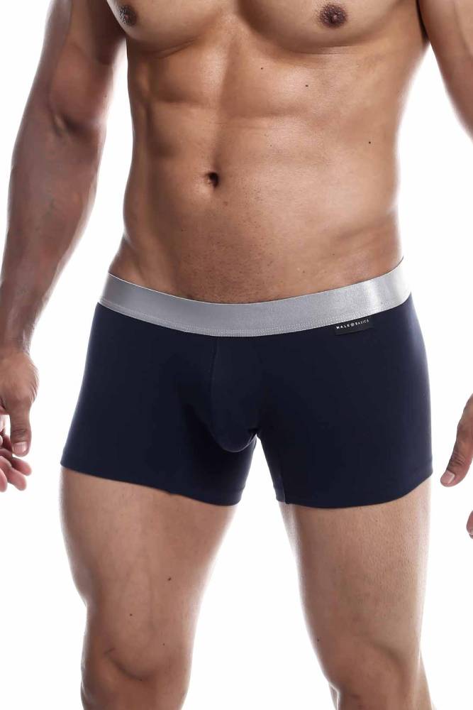 Male Basics - Pima Trunk - Navy - MB101 - Stag Shop