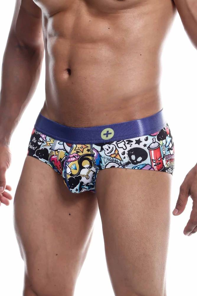 Male Basics - Hipster Brief - Cherry Print - MB203-CHR - Stag Shop