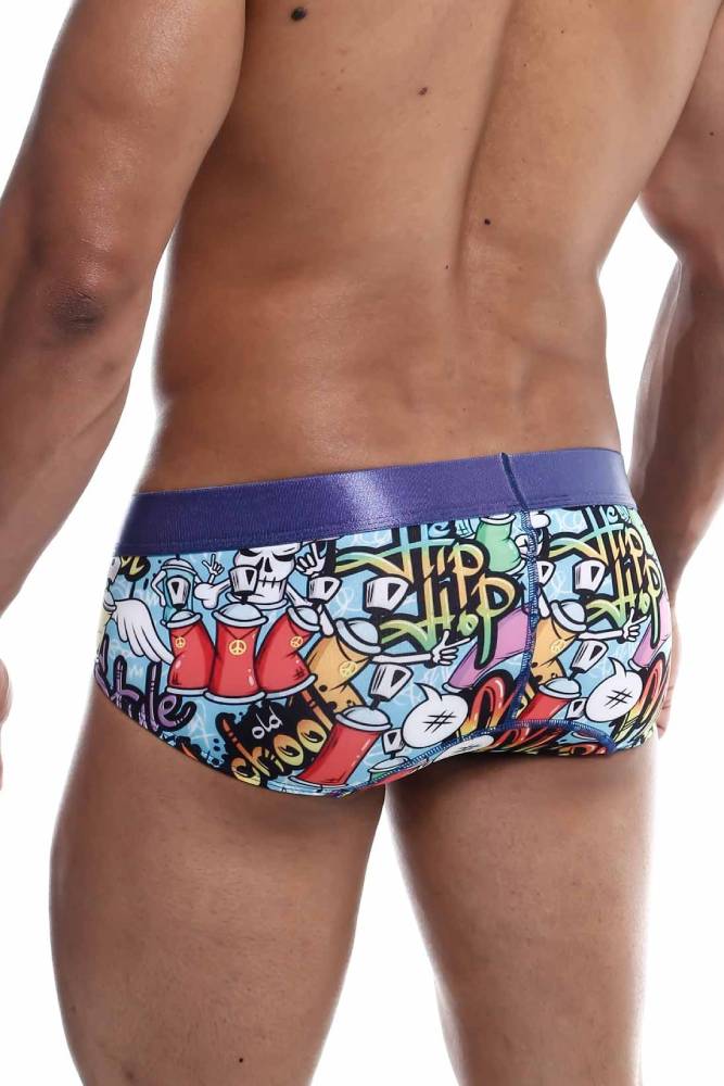 Male Basics - Hipster Brief - Music Print - MB203-MSC - Stag Shop