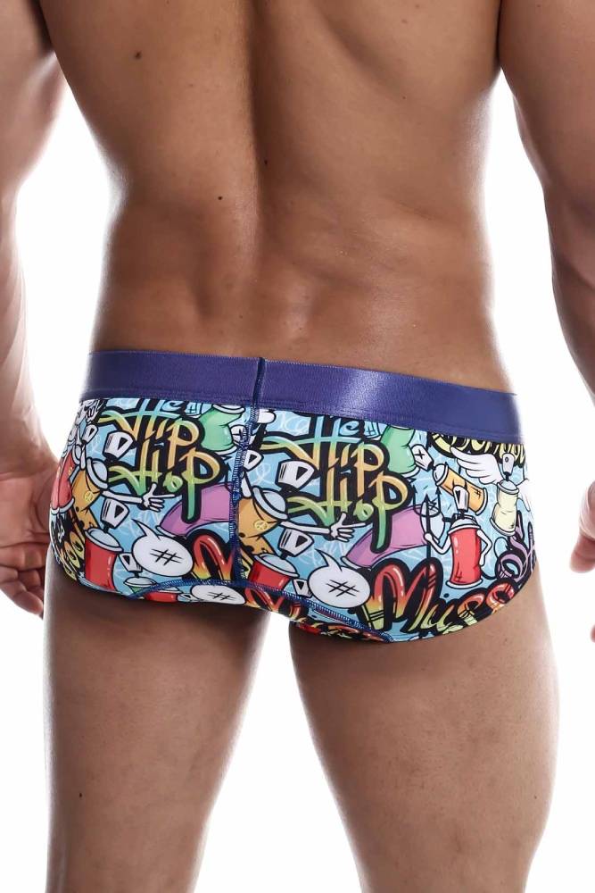 Male Basics - Hipster Brief - Music Print - MB203-MSC - Stag Shop