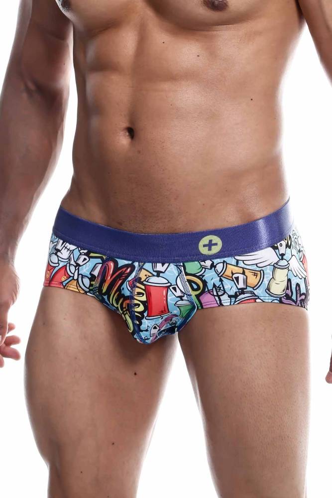 Male Basics - Hipster Brief - Music Print - MB203-MSC - Stag Shop