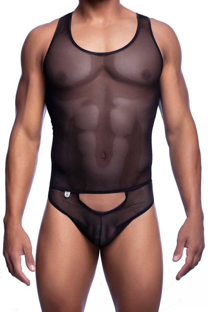 Male Basics - Sexy Body Tulle - Black - MBL09 - Stag Shop
