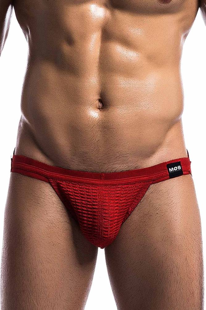 Male Basics - Fetish Swim Jockstrap - Red - MBL101 - Stag Shop