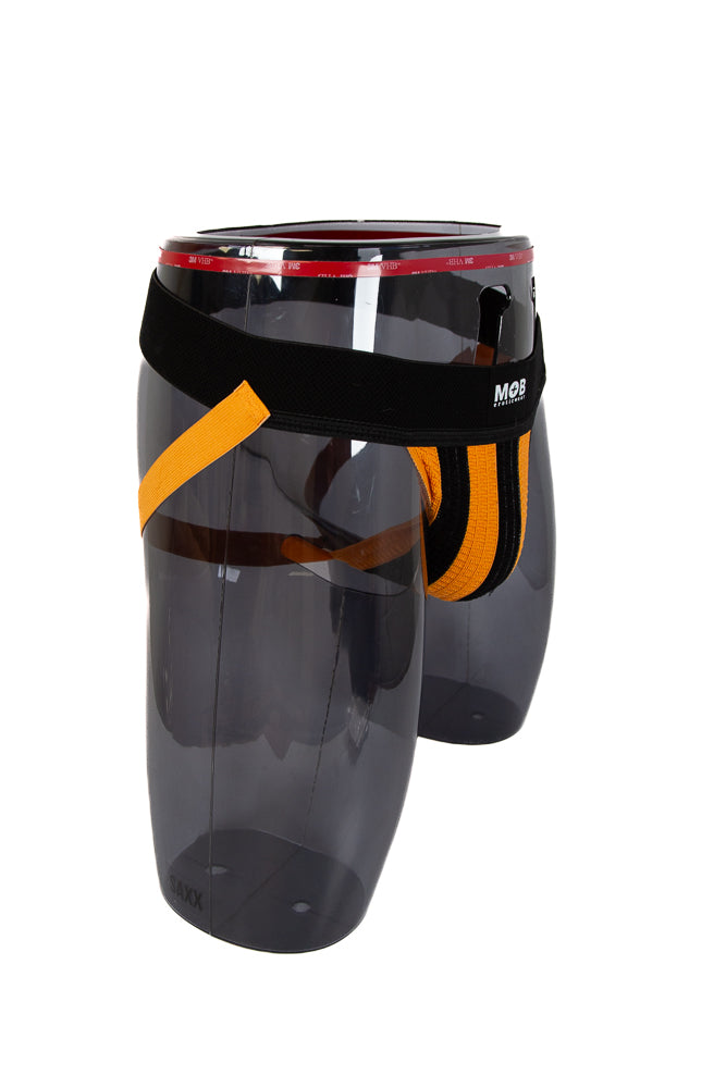 Male Basics - Black Belt Jock - Black/Orange - MBL110 - Stag Shop