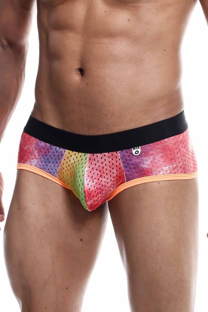 Male Basics - Aero Brief - Orange/Tie Dye - MBL55 - Stag Shop
