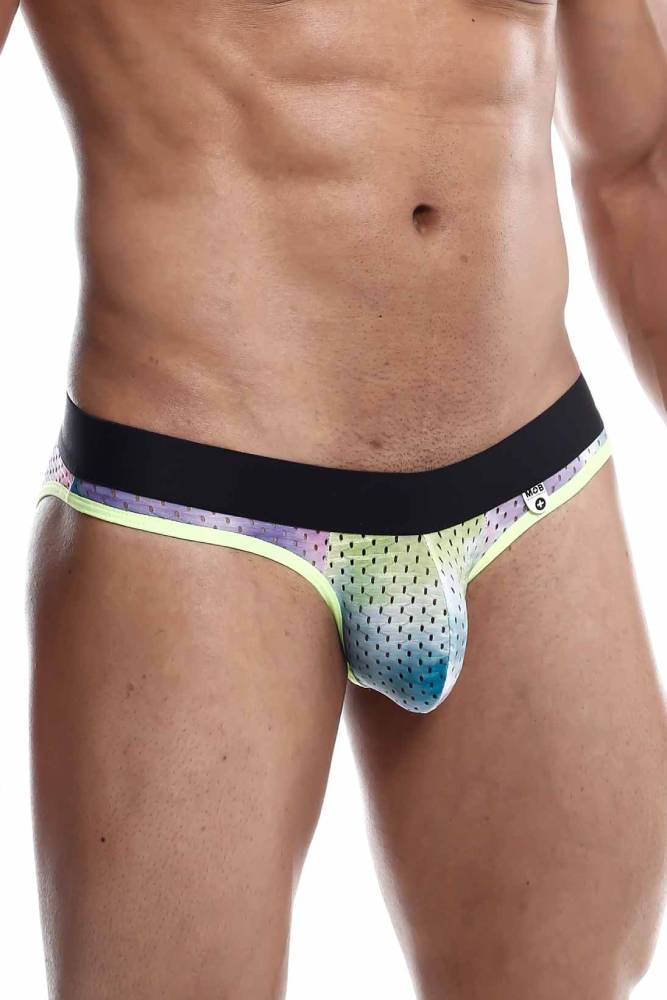 Male Basics - Aero Jockstrap - Green Tie Dye - MBL57 - Stag Shop