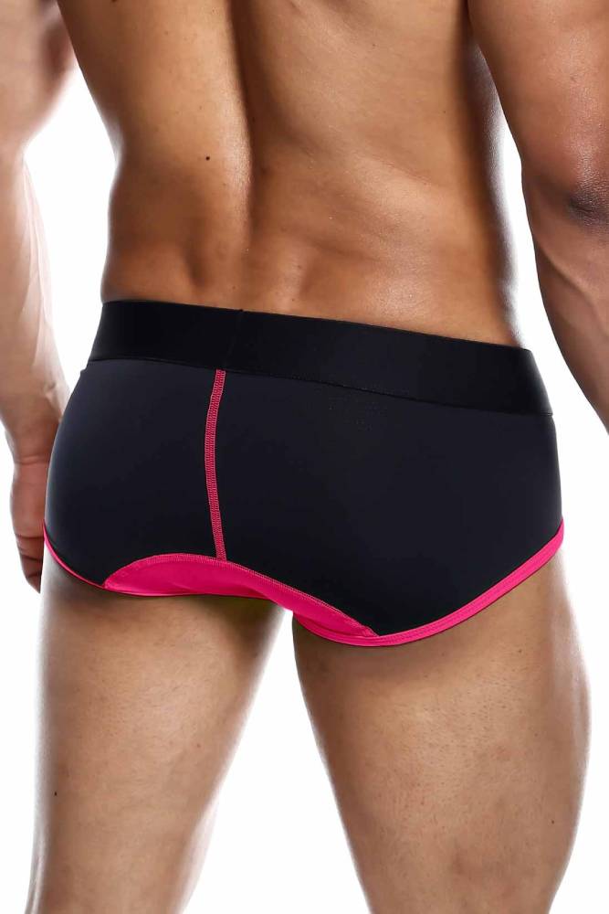 Male Basics - Neon Brief - Pink -MBN03 - Stag Shop