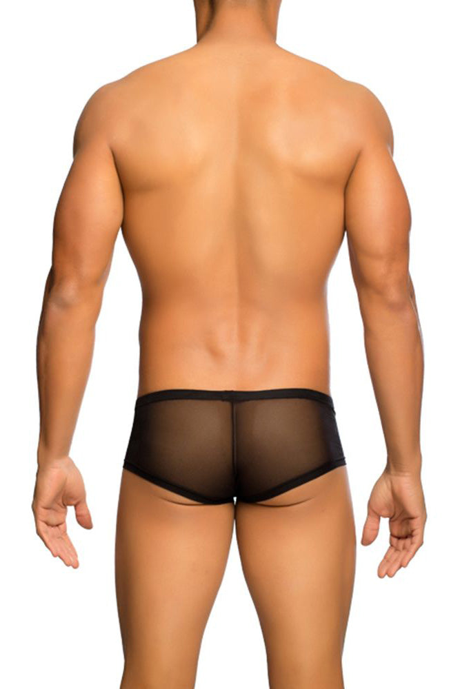 Male Basics - Hip Hugger - Boy Short - Black - MBL04 - Stag Shop