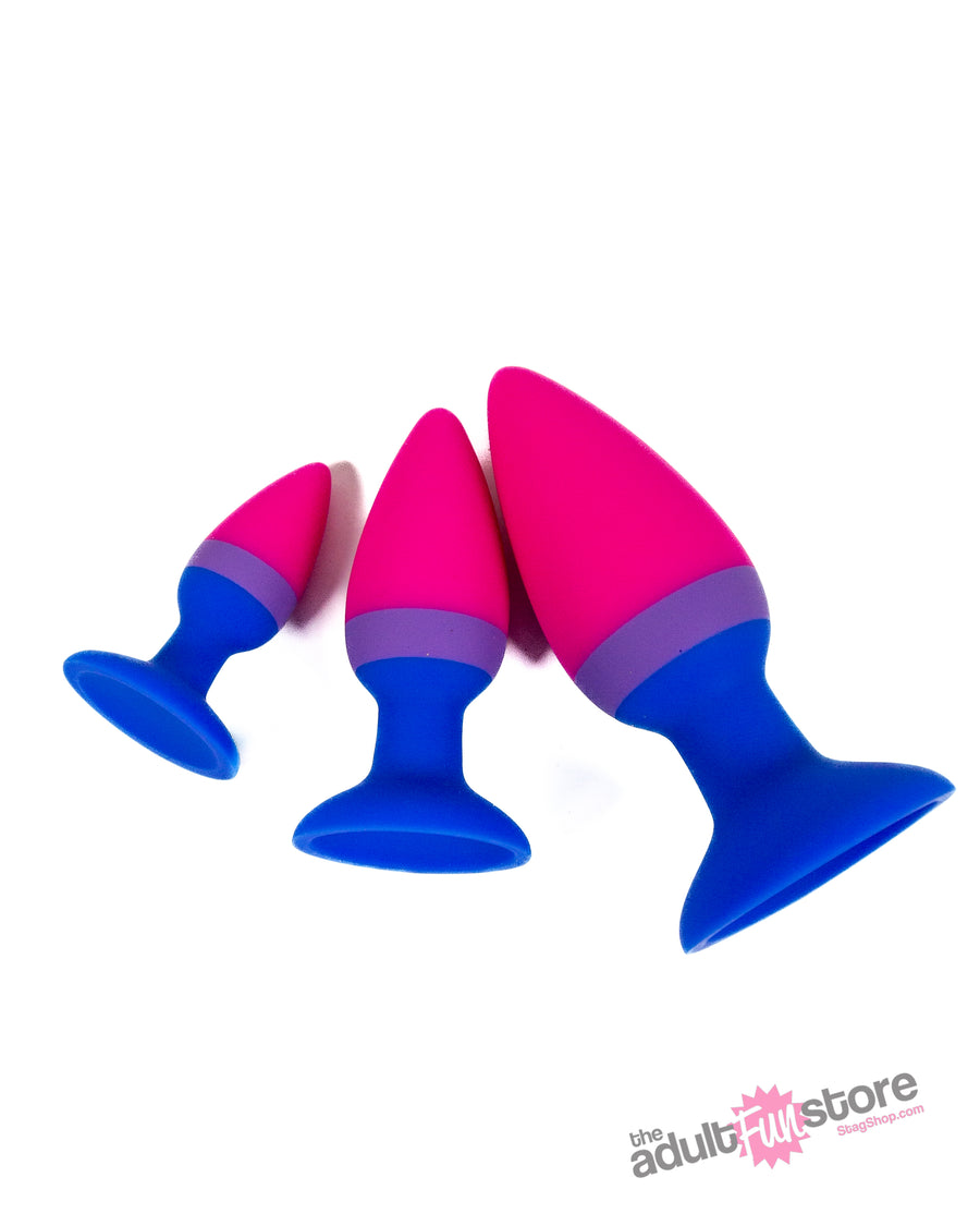 NS Novelties - Colours - Silicone Bi-Flag Anal Training Kit - Stag Shop