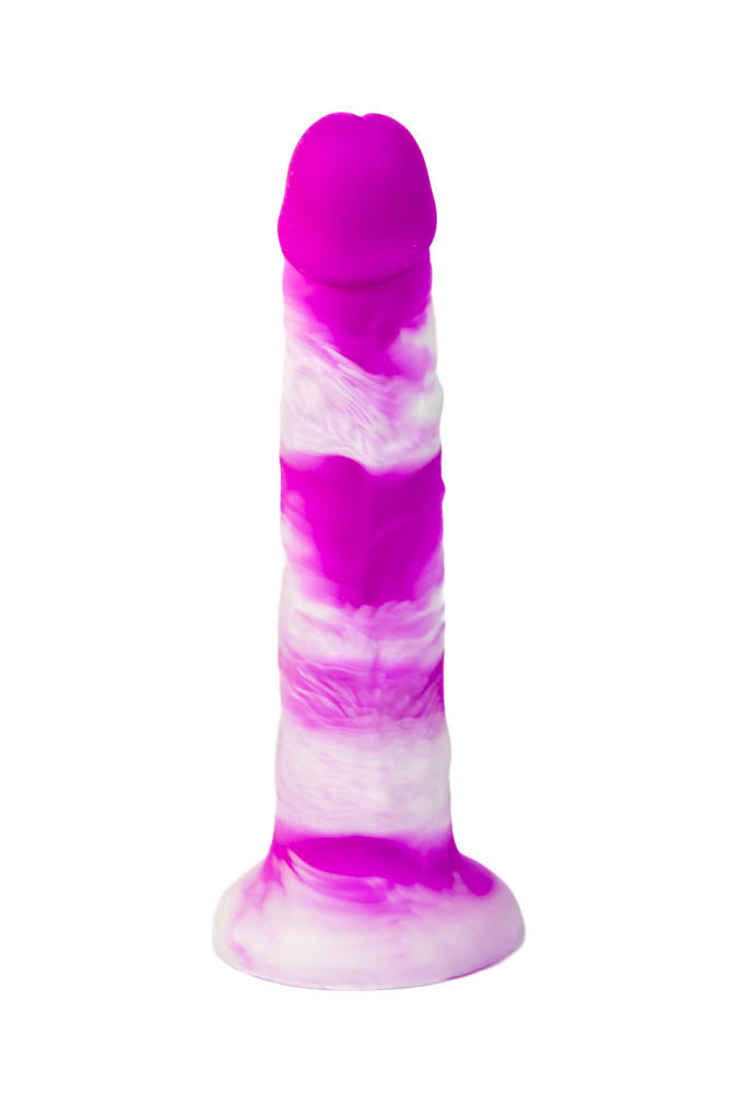 NS Novelties - Colours - 8 Inch Pleasures Yum Yum Dildo - Purple - Stag Shop
