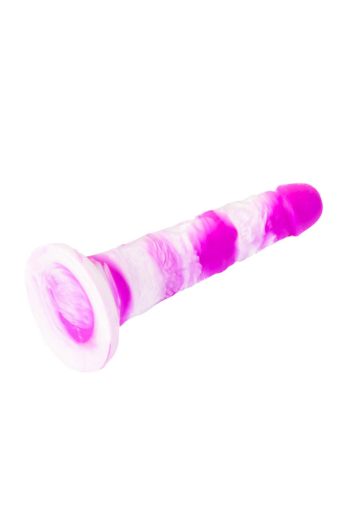 NS Novelties - Colours - 8 Inch Pleasures Yum Yum Dildo - Purple - Stag Shop