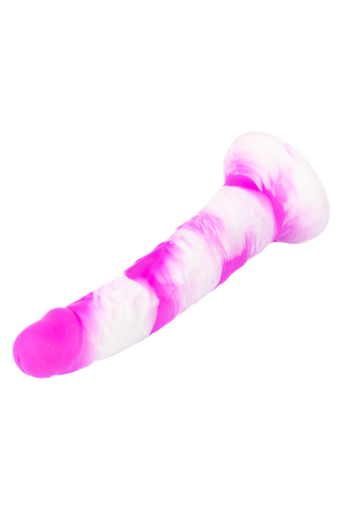 NS Novelties - Colours - 8 Inch Pleasures Yum Yum Dildo - Purple - Stag Shop