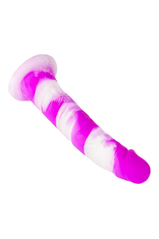 NS Novelties - Colours - 8 Inch Pleasures Yum Yum Dildo - Purple - Stag Shop