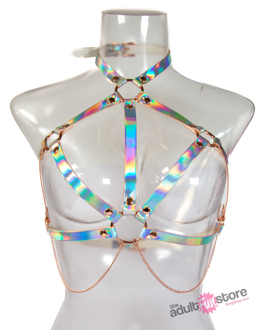 NS Novelties - Cosmo Bondage - Crave Harness Bra - Stag Shop