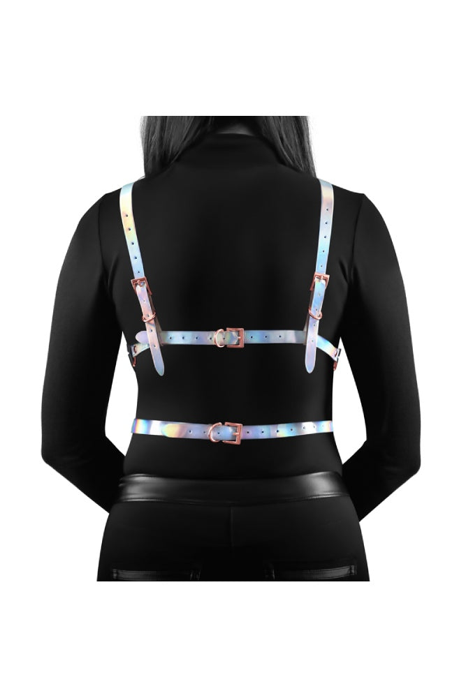 NS Novelties - Cosmo Bondage - Risqué Longline Harness Bra - Stag Shop