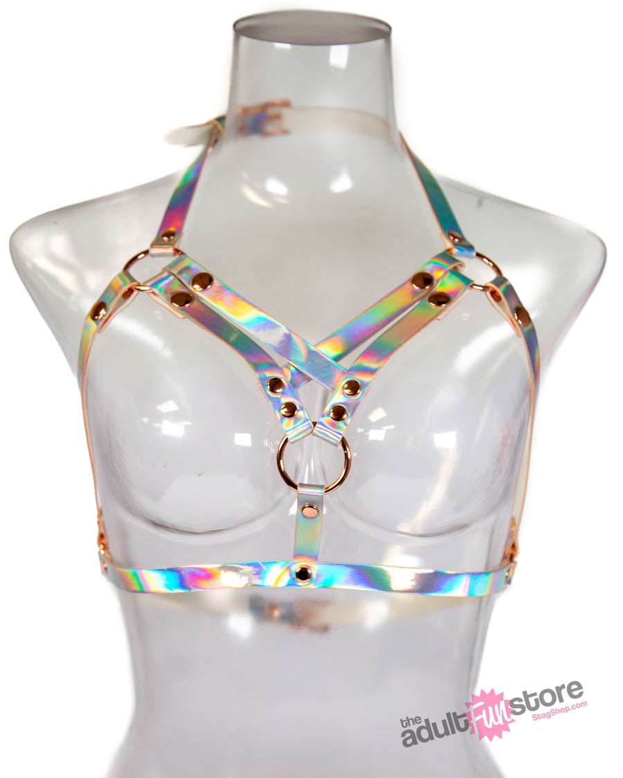 NS Novelties - Cosmo Bondage - Vamp Harness Bra - Stag Shop