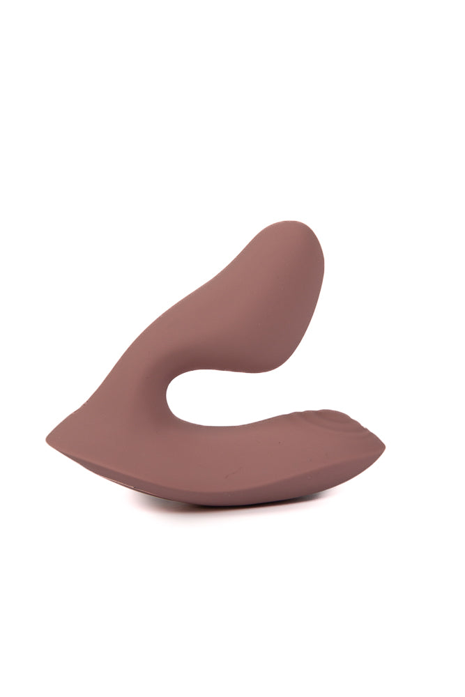 NS Novelties - Desire - Demure Dual Stimulation Wearable Vibrator - Autumn Rose - Stag Shop
