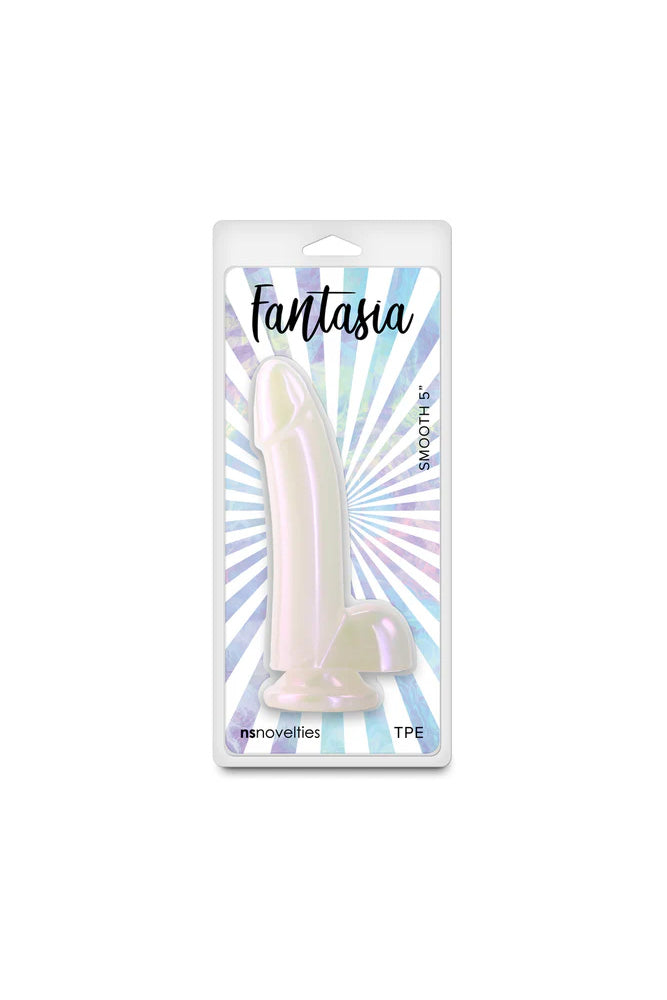 NS Novelties - Fantasia- 5 Inch Smooth Dong - Pearl - Stag Shop