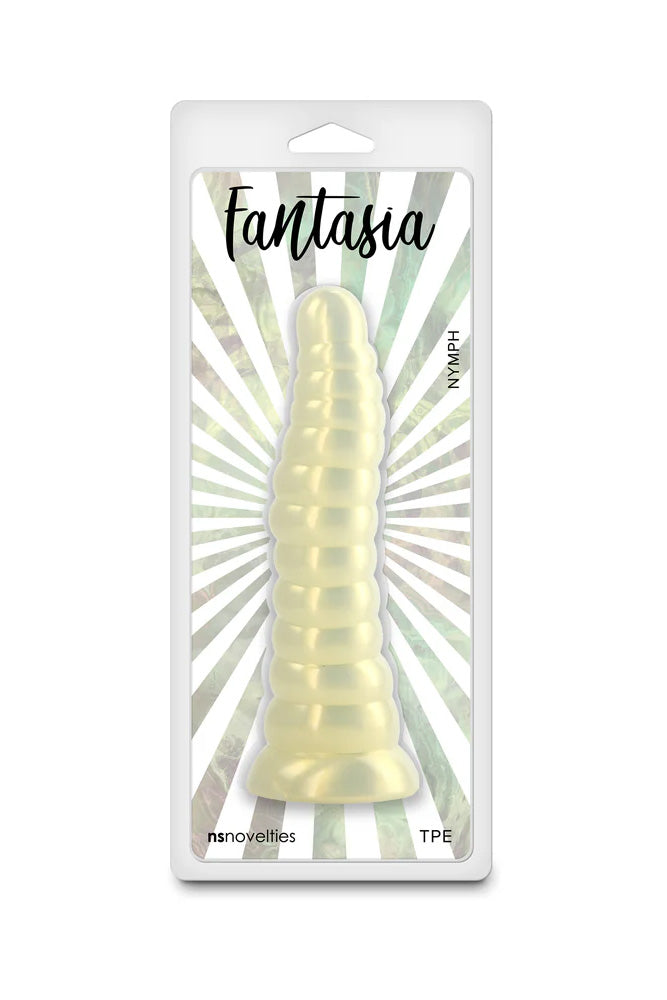 NS Novelties - Fantasia - Nymph Dildo - Amber Yellow - Stag Shop