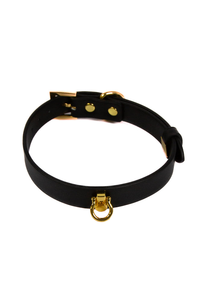 NS Novelties - Fetish & Fashion - Cara Collar - Black/Gold - Stag Shop