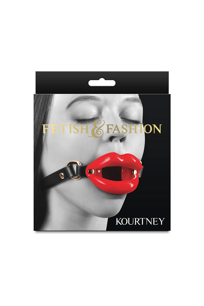 NS Novelties - Fetish & Fashion - Kourtney Mouth Gag - Red - Stag Shop