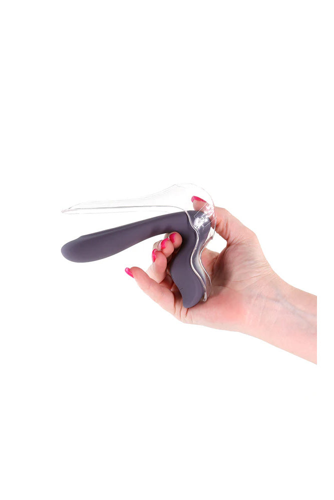 NS Novelties - INYA - GynoVibe Speculum Vibrator - Purple Grey - Stag Shop