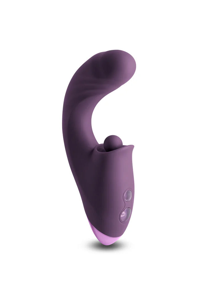 NS Novelties - INYA - Caprice Thrusting Dual Vibrator - Purple - Stag Shop