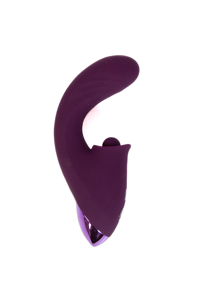 NS Novelties - INYA - Caprice Thrusting Dual Vibrator - Purple - Stag Shop