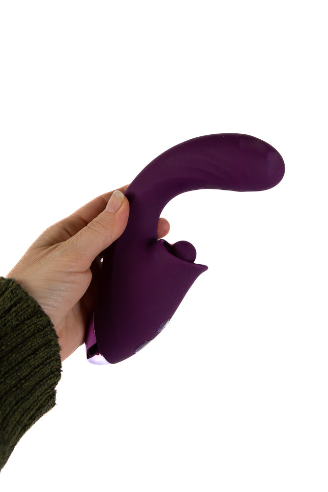 NS Novelties - INYA - Caprice Thrusting Dual Vibrator - Purple - Stag Shop