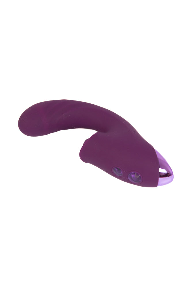 NS Novelties - INYA - Caprice Thrusting Dual Vibrator - Purple - Stag Shop
