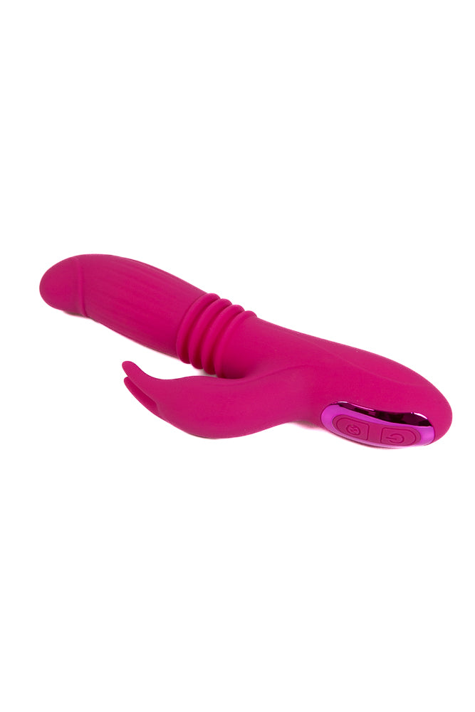 NS Novelties - INYA - Passion Thrusting & Expanding Rabbit Vibrator - Pink - Stag Shop