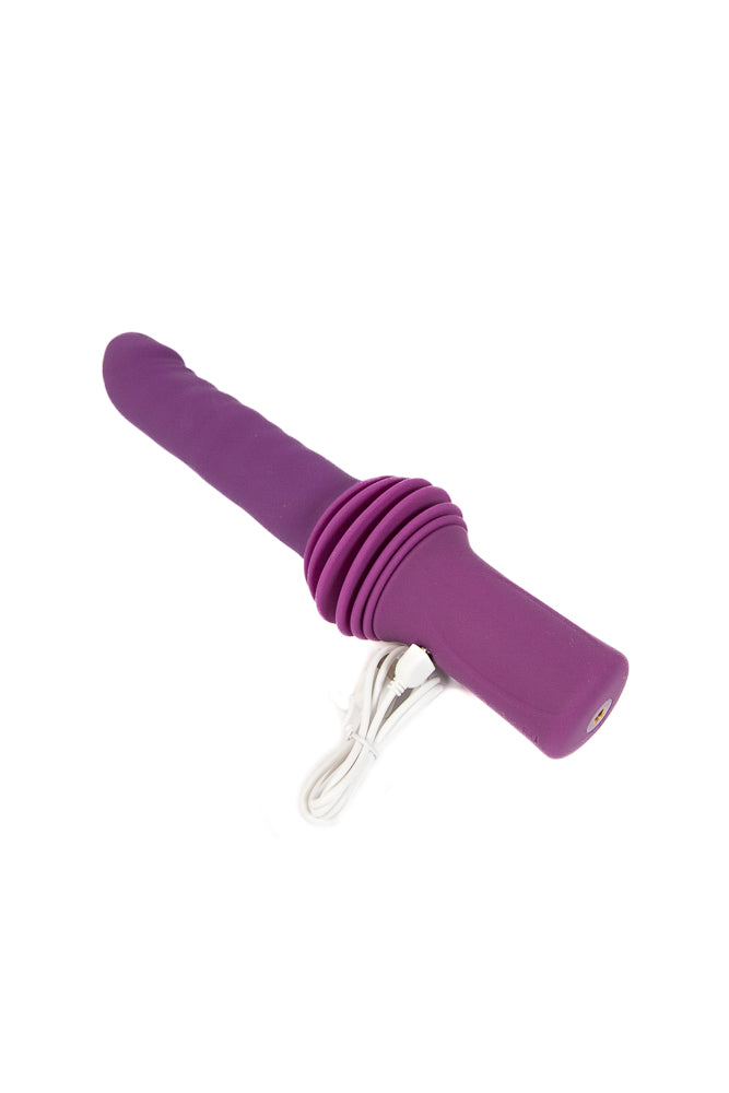 NS Novelties - INYA - Super Stroker Thrusting Dildo with Remote Control - Purple - Stag Shop
