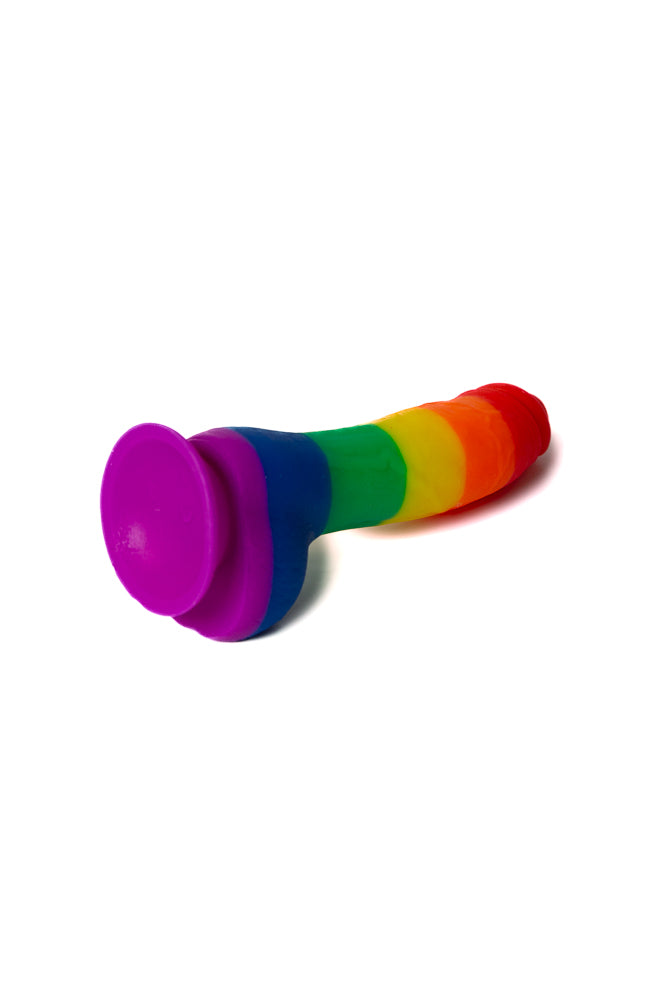 NS Novelties - Colours - Pride Edition - 6 Inch Dildo - Rainbow - Stag Shop